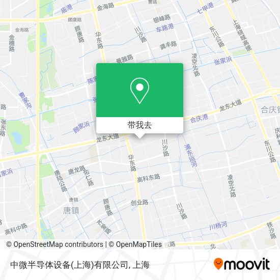 中微半导体设备(上海)有限公司地图