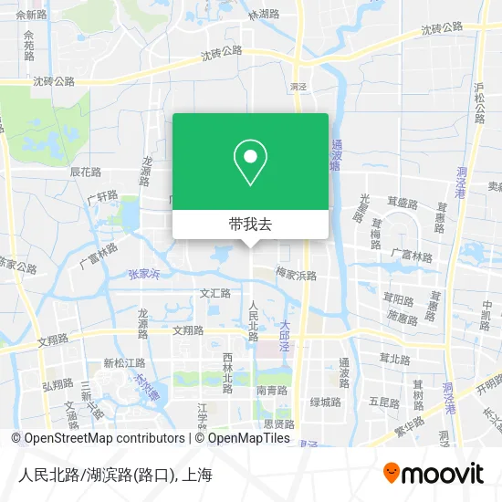 人民北路/湖滨路(路口)地图