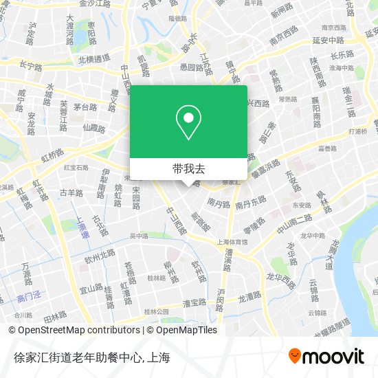 徐家汇街道老年助餐中心地图