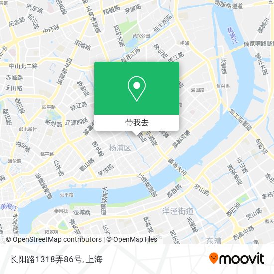 长阳路1318弄86号地图