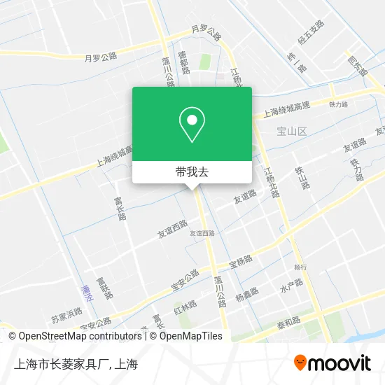 上海市长菱家具厂地图