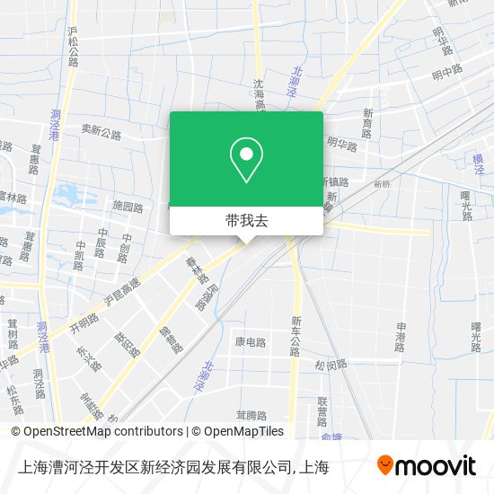 上海漕河泾开发区新经济园发展有限公司地图