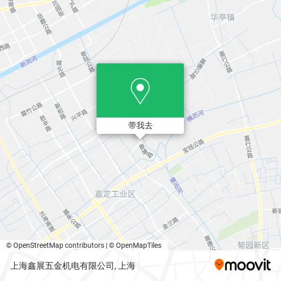 上海鑫展五金机电有限公司地图