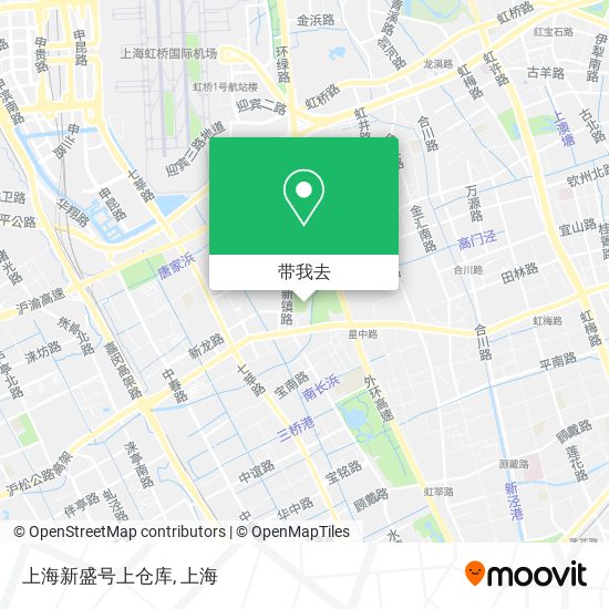 上海新盛号上仓库地图