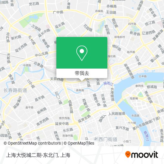上海大悦城二期-东北门地图
