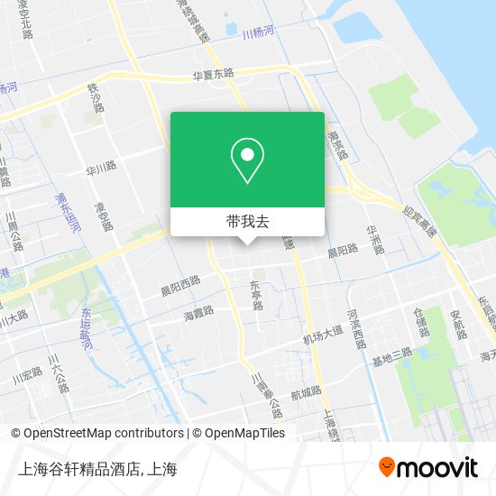 上海谷轩精品酒店地图