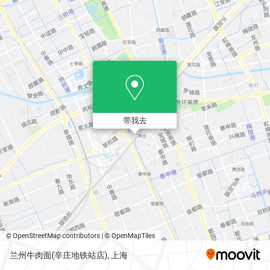 兰州牛肉面(辛庄地铁站店)地图