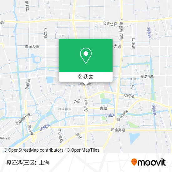 界泾港(三区)地图