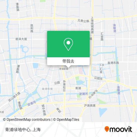 青浦绿地中心地图