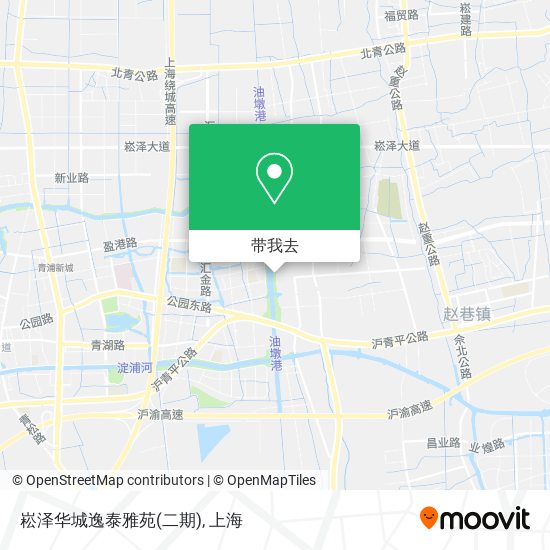 崧泽华城逸泰雅苑(二期)地图