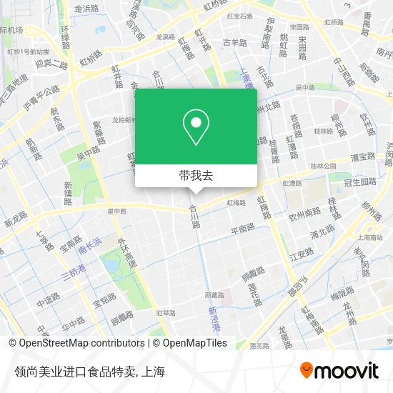 领尚美业进口食品特卖地图