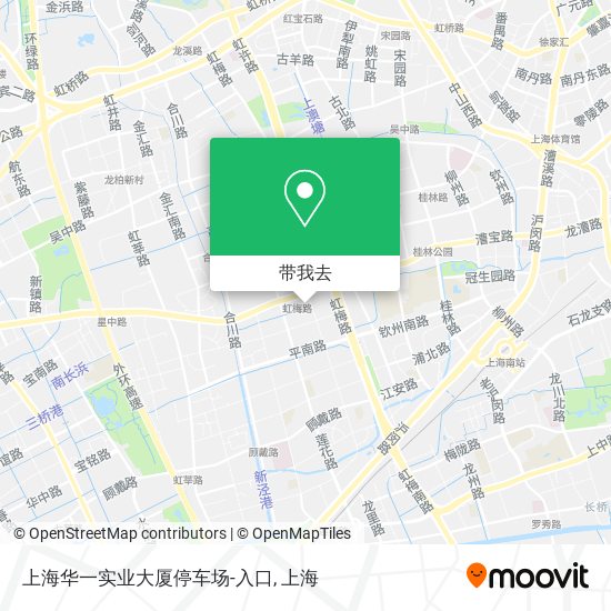 上海华一实业大厦停车场-入口地图