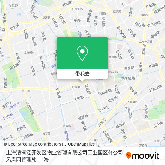上海漕河泾开发区物业管理有限公司工业园区分公司凤凰园管理处地图