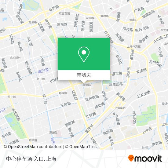 中心停车场-入口地图