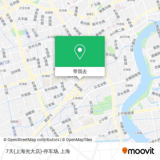 7天(上海光大店)-停车场地图
