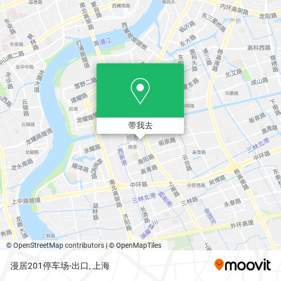 漫居201停车场-出口地图