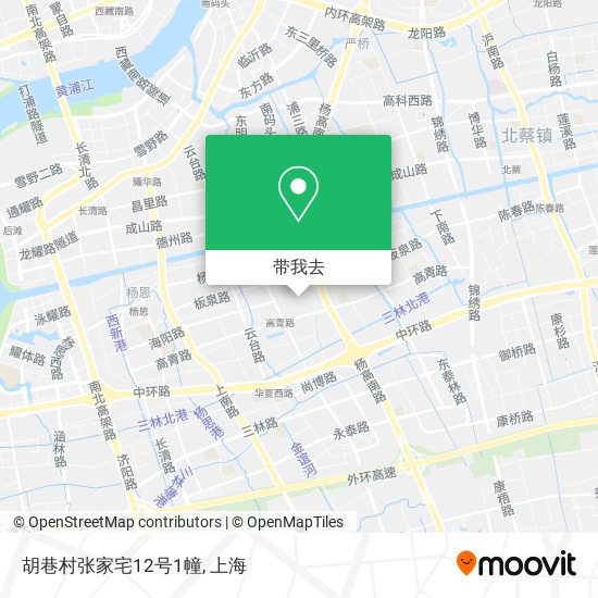 胡巷村张家宅12号1幢地图