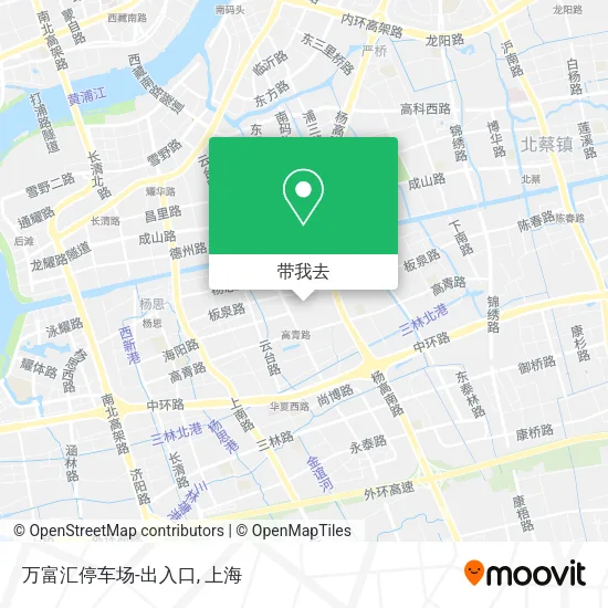 万富汇停车场-出入口地图