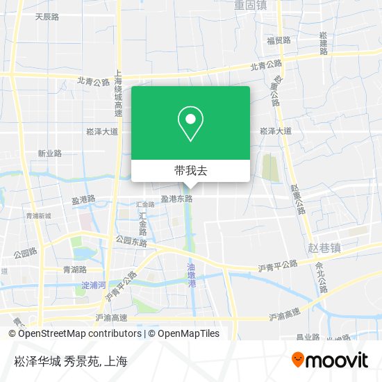 崧泽华城 秀景苑地图