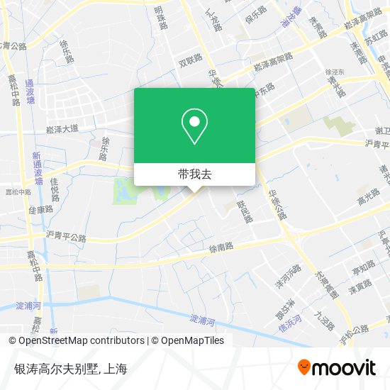 银涛高尔夫别墅地图