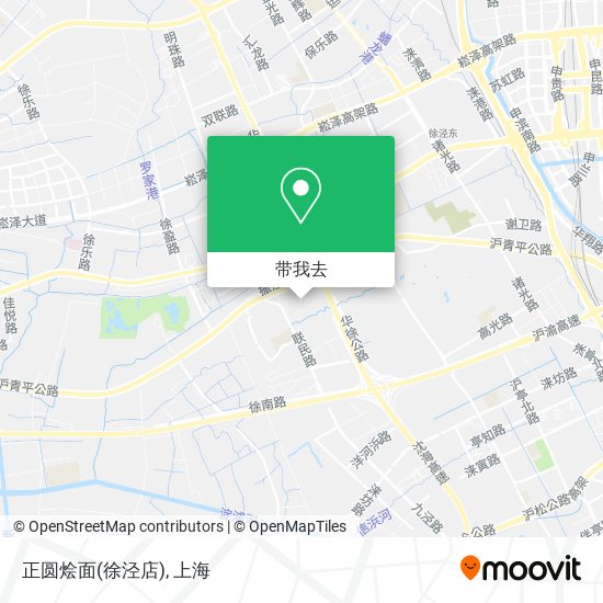 正圆烩面(徐泾店)地图