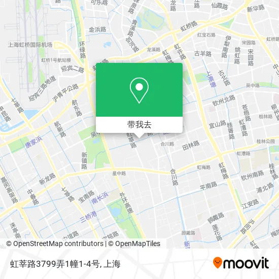 虹莘路3799弄1幢1-4号地图