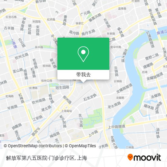 解放军第八五医院-门诊诊疗区地图
