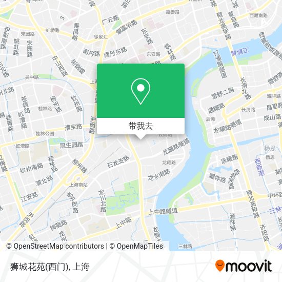 狮城花苑(西门)地图