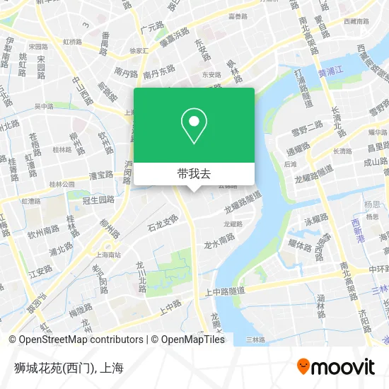 狮城花苑(西门)地图