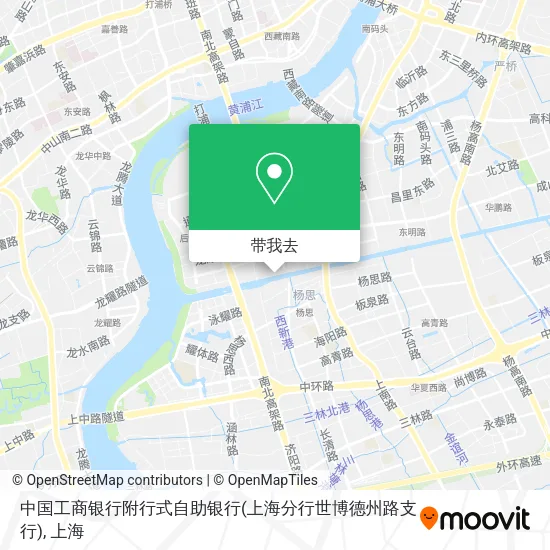 中国工商银行附行式自助银行(上海分行世博德州路支行)地图