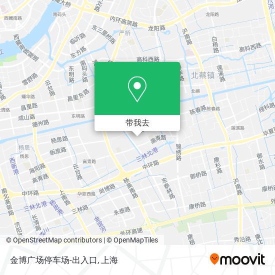 金博广场停车场-出入口地图