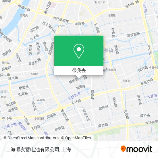 上海顺友蓄电池有限公司地图
