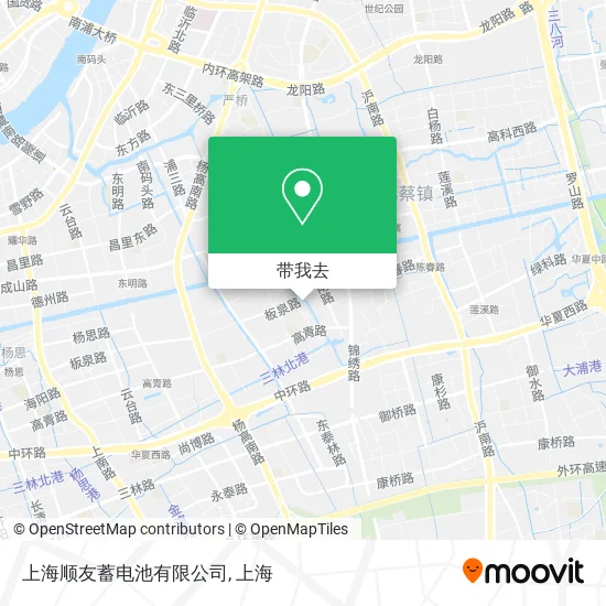 上海顺友蓄电池有限公司地图