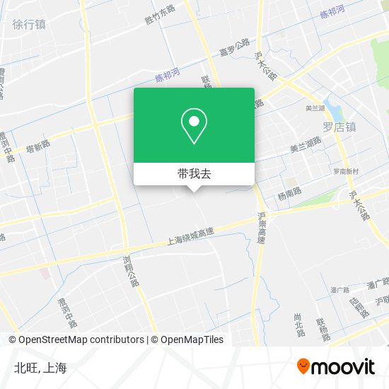 北旺地图