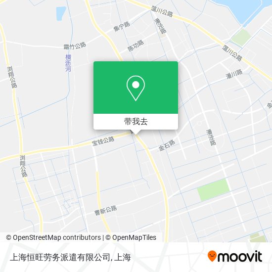 上海恒旺劳务派遣有限公司地图