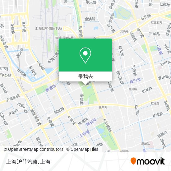 上海沪菲汽修地图