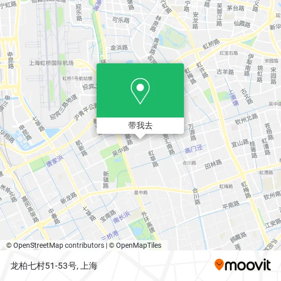 龙柏七村51-53号地图