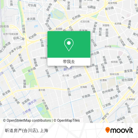 昕道房产(合川店)地图