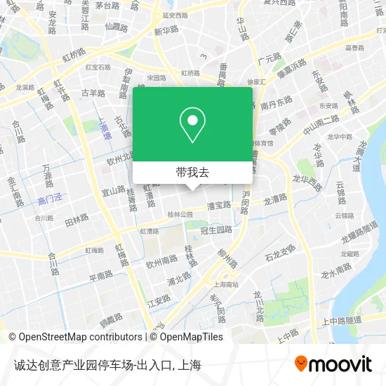 诚达创意产业园停车场-出入口地图