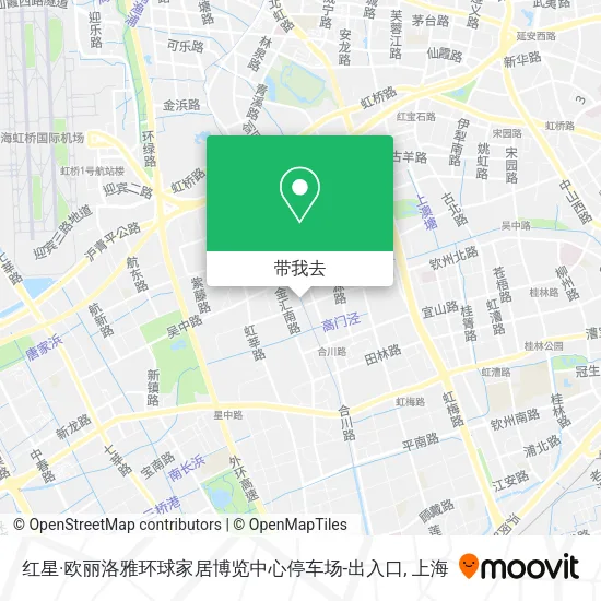红星·欧丽洛雅环球家居博览中心停车场-出入口地图