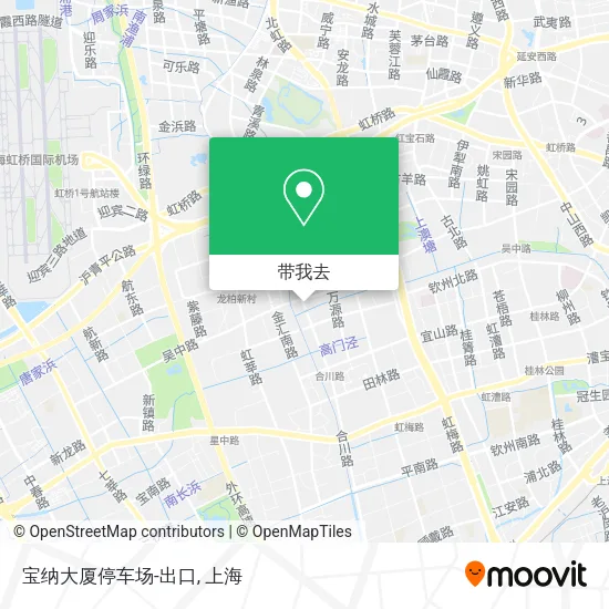 宝纳大厦停车场-出口地图