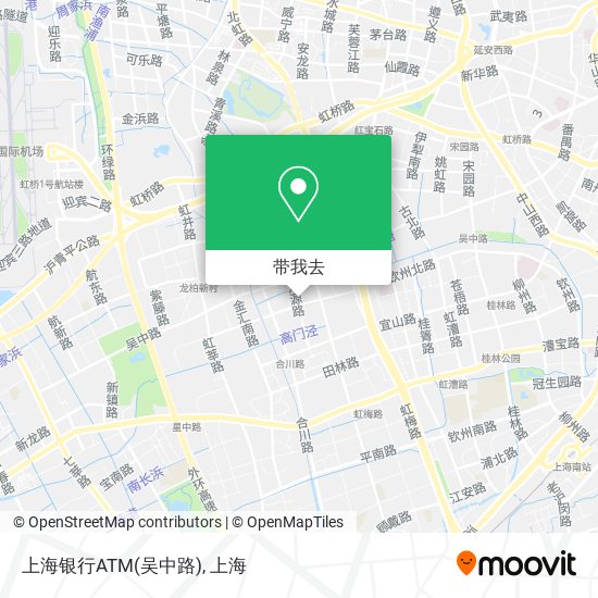 上海银行ATM(吴中路)地图