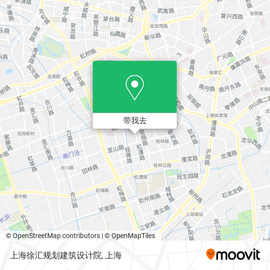 上海徐汇规划建筑设计院地图