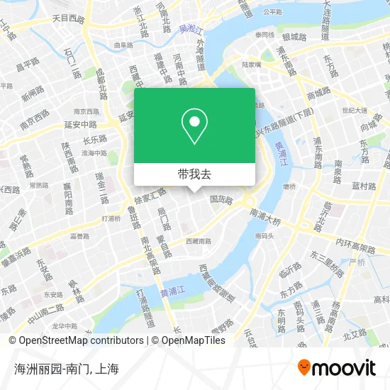海洲丽园-南门地图