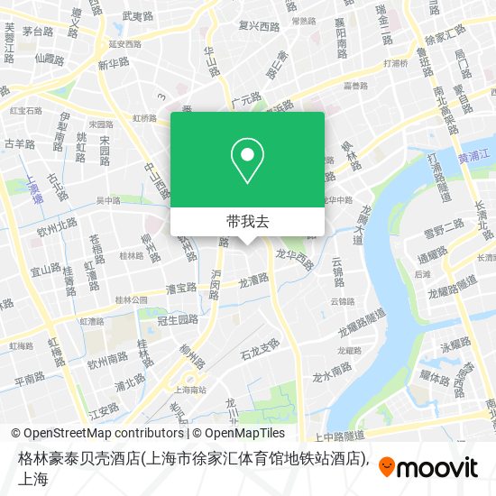 格林豪泰贝壳酒店(上海市徐家汇体育馆地铁站酒店)地图