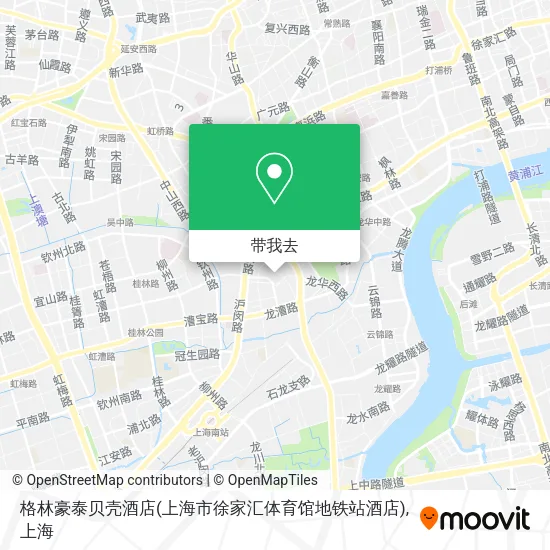 格林豪泰贝壳酒店(上海市徐家汇体育馆地铁站酒店)地图