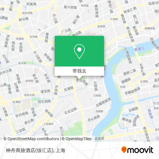 神舟商旅酒店(徐汇店)地图