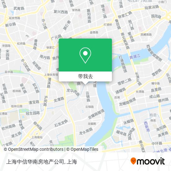 上海中信华南房地产公司地图