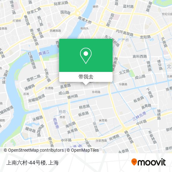 上南六村-44号楼地图