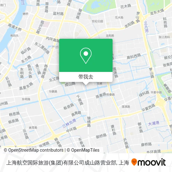 上海航空国际旅游(集团)有限公司成山路营业部地图